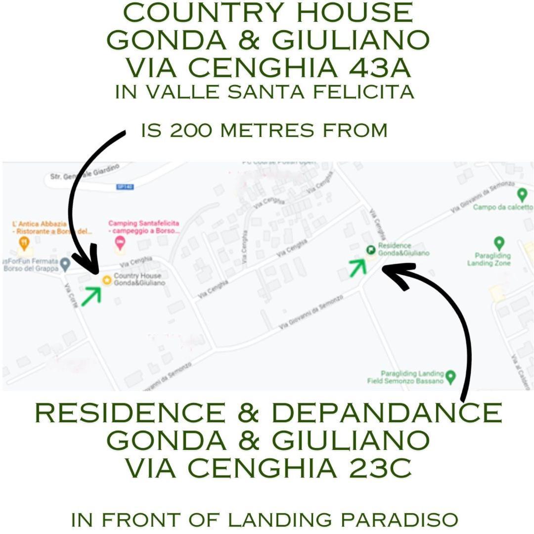 Residence Gonda&Giuliano Borso del Grappa Εξωτερικό φωτογραφία